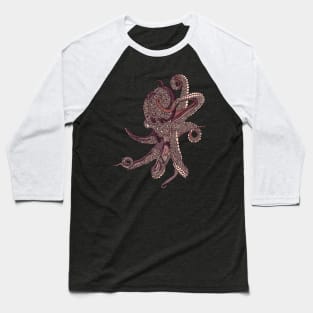 Octopus Bloom Baseball T-Shirt